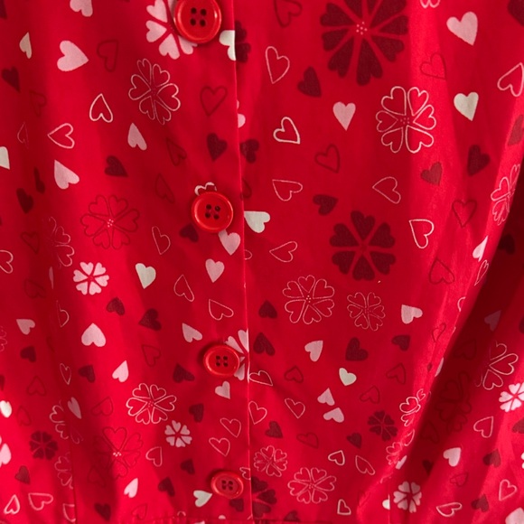 Modcloth Red Heart and Clover Dress/great Valentine’s Day Dress NWT - Picture 5 of 6